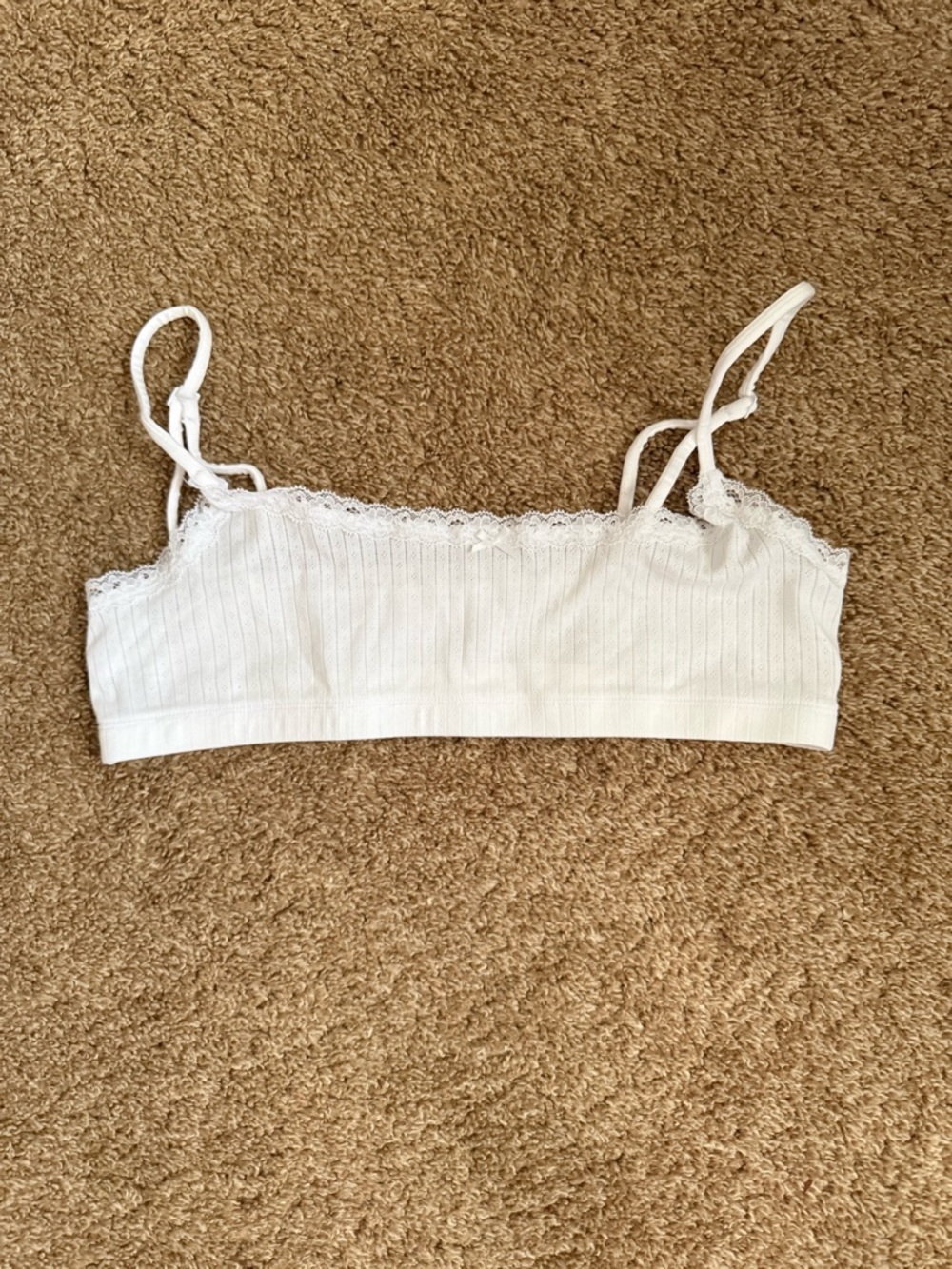 Skims
LIGHTWEIGHT COTTON LOGO PICOT SCOOP BRALETTE - Picture 3 of 4
